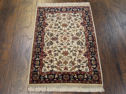 Kashan rug corner detail