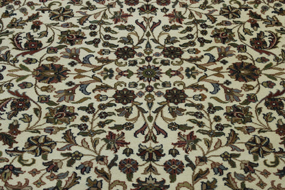 Back of Traditional Mahal Design hand-knotted rug