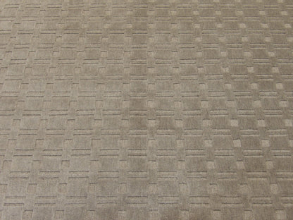 Modern Plain Carved Design Hand-Loom 5'0"x7'0" Hand-loom Rug -w863