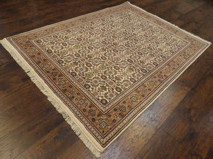 Persian Herati Mir 6'0"x9'0" Hand-knotted Rug -w886