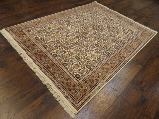 Persian Herati Mir 6'0"x9'0" Hand-knotted Rug -w886