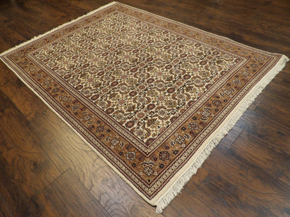 Persian Herati Mir 6'0"x9'0" Hand-knotted Rug -w886