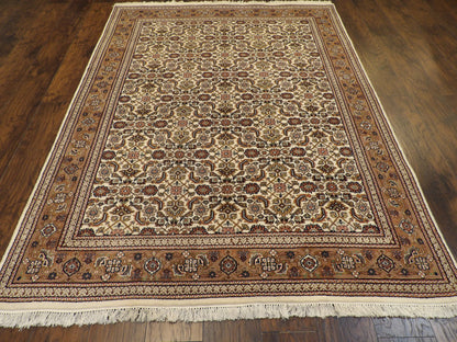 Persian Herati Mir 6'0"x9'0" Hand-knotted Rug -w886