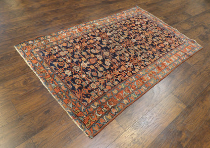 Antique Persian Mir Hand knotted Wool Rug 4'3" x 7'0" - W1040