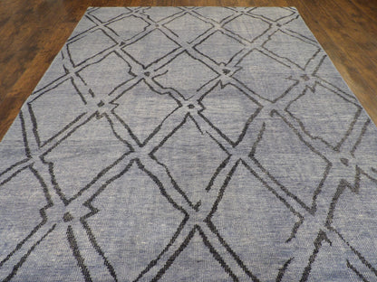 Overdye Modern Vintage Soumak Wave 8'0"x10'0" Hand-knotted Rug -w1069