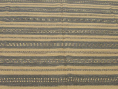 Coastal Flat-Weave Indoor/Outdoor Beach Rug 9'0"x12'0" Hand-knotted Rug -w1074