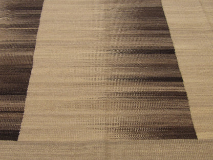 Coastal Flat-Weave Indoor/Outdoor 8'0"x10'0" Hand-knotted Rug -w1080