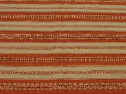Coastal Flat-Weave Indoor/Outdoor Beach Rug 8'0"x10'0" Hand-knotted Rug -w1076