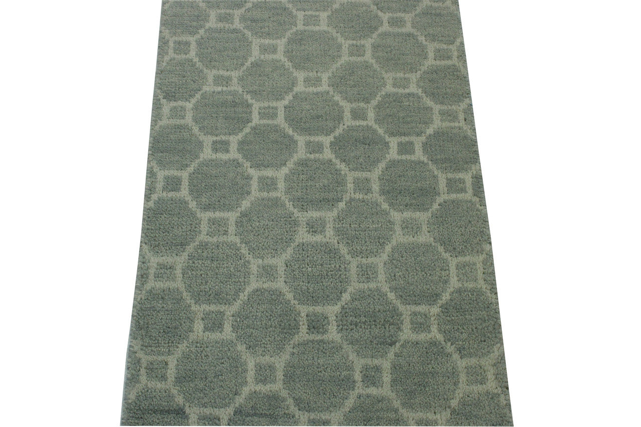 Modern Gemotrical Design rug corner detail