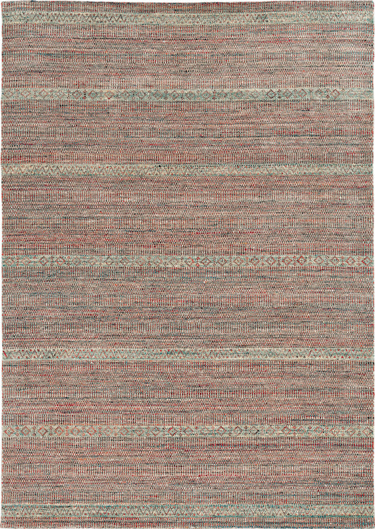 CONTEMPORARY HAND WOVEN RUG WOOL  -  WRU405MULTI