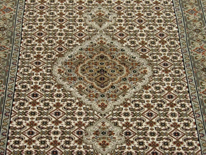 Back of Fine Persian Tabriz hand-knotted rug
