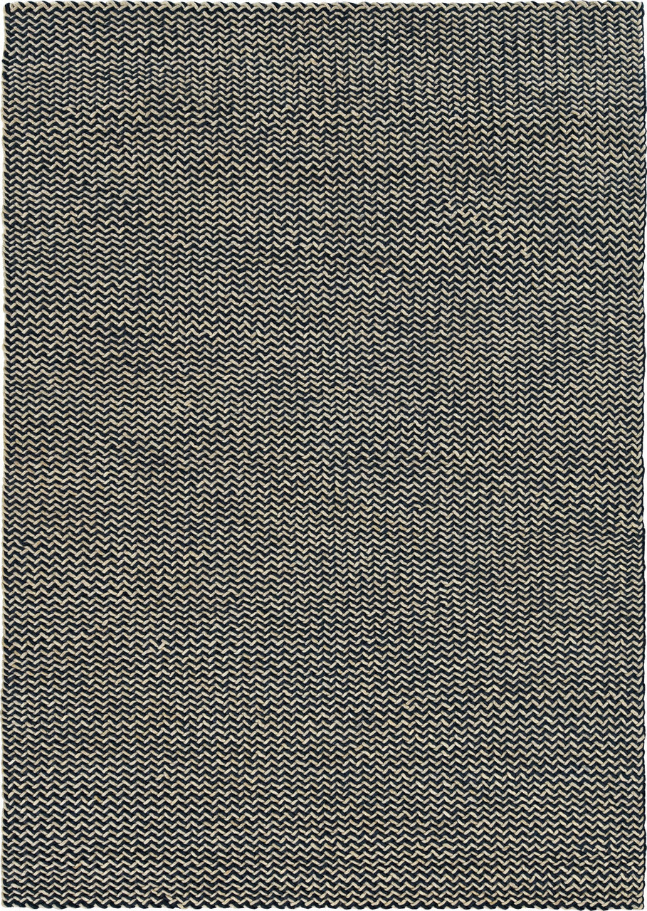 CONTEMPORARY HAND WOVEN RUG WOOL  -  WRU19MIDNIGHT