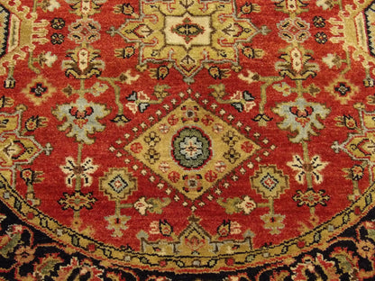 Serapi rug border detail
