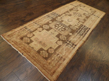 Khotan pomegranate motif detail, antique runner