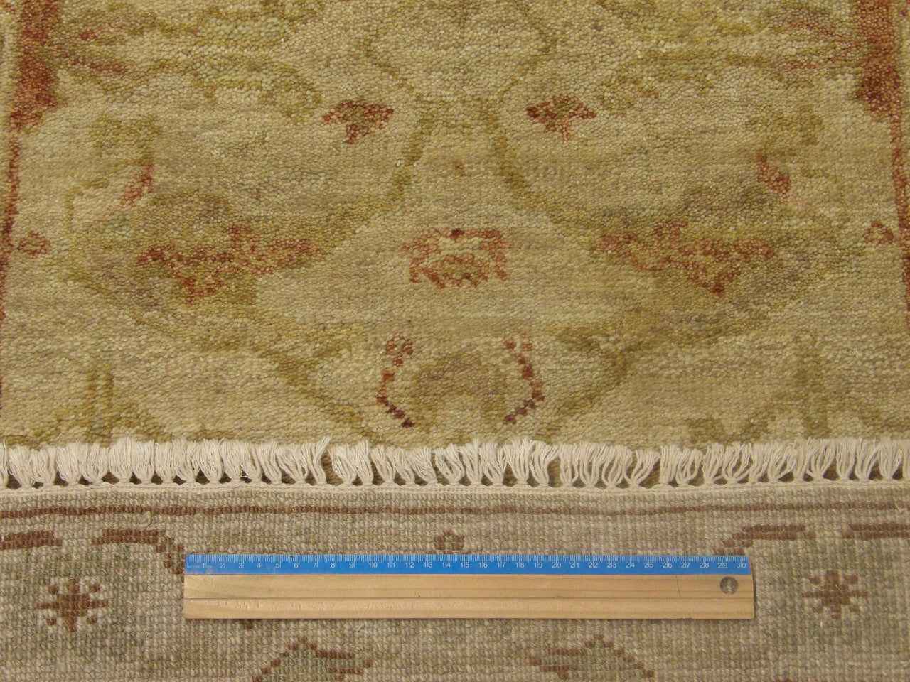 Gold Turk Oushak Stone Wash rug in room setting