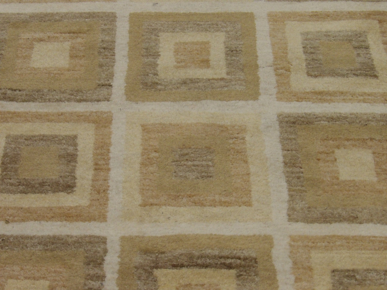 Back of Gabbeh hand-knotted runner