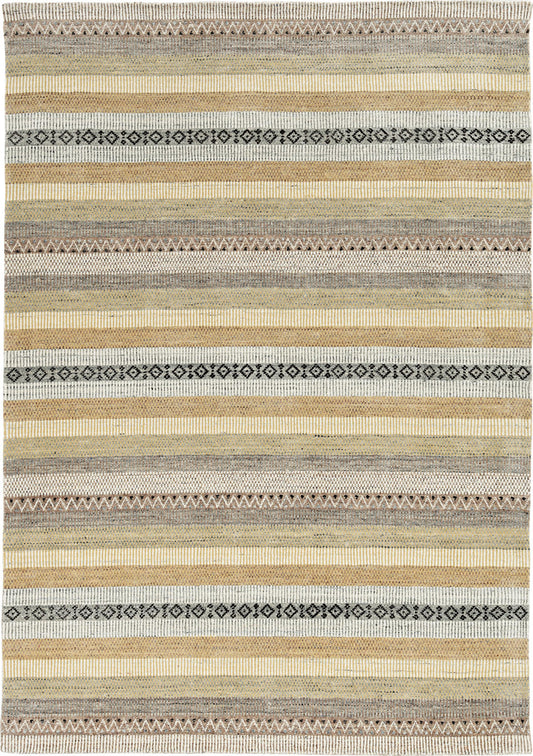 CONTEMPORARY HAND WOVEN RUG WOOL  -  WRU402HAZELNUT