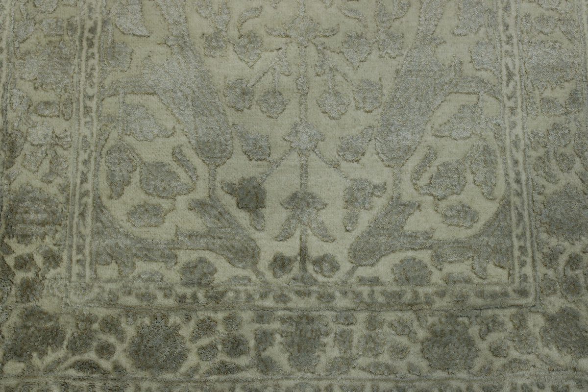 Back of Traditional Haji Jalili hand-knotted rug