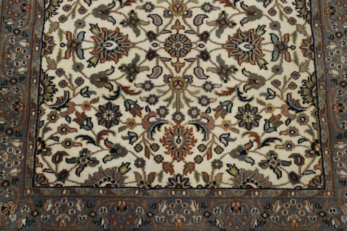 Close-up of wool pile, Beige rug