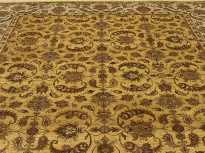 Back of Ziegler hand-knotted rug
