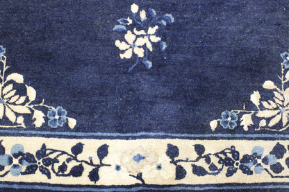 Full view of Traditional Antique Chinese Nicolson rug