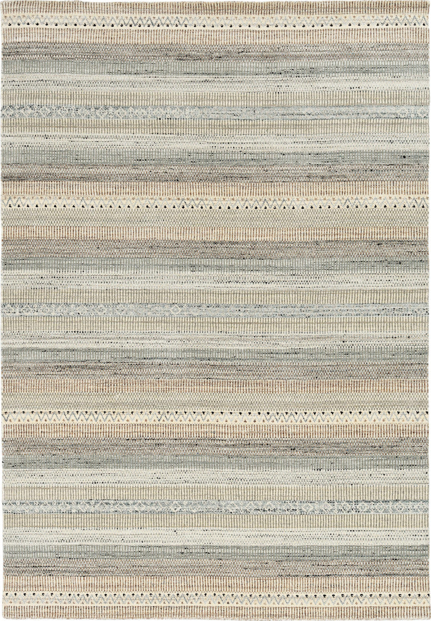 CONTEMPORARY HAND WOVEN RUG WOOL  -  WRU400AQUA