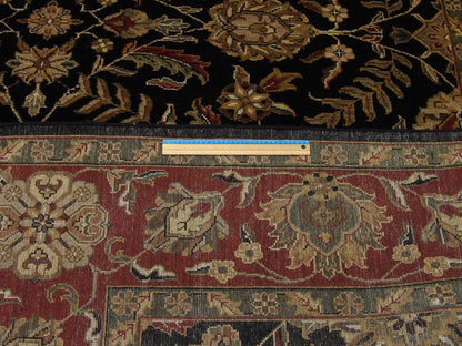 Black and red Jaipur Kashan rug in room setting