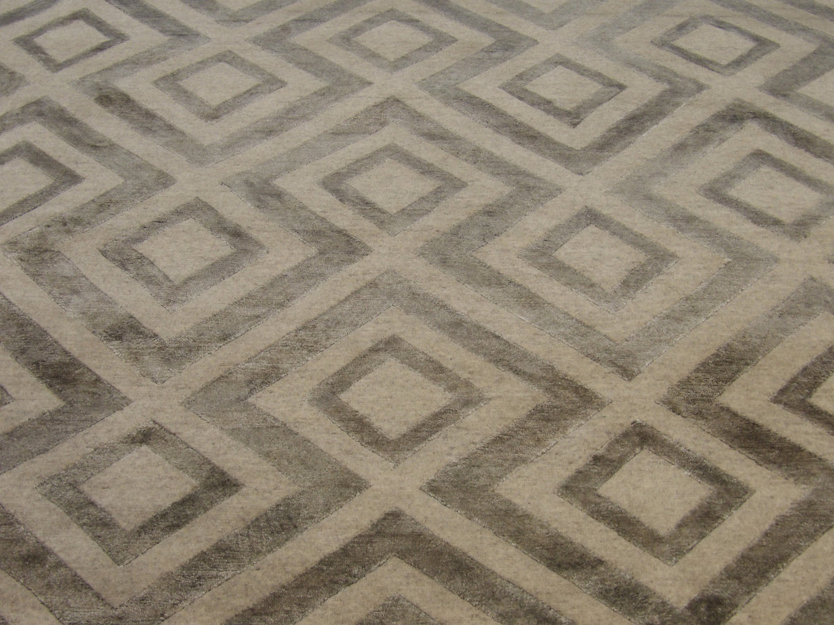 Diamond rug corner detail