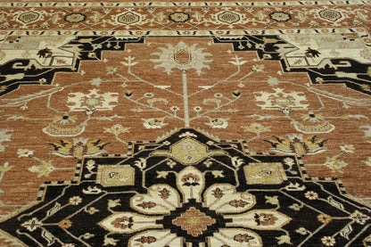 Tribal Fine Sherapi rug corner detail
