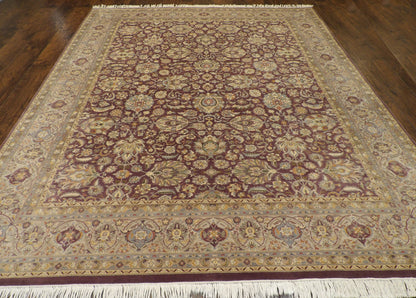 Fine Pak Persian Kashan rug corner detail