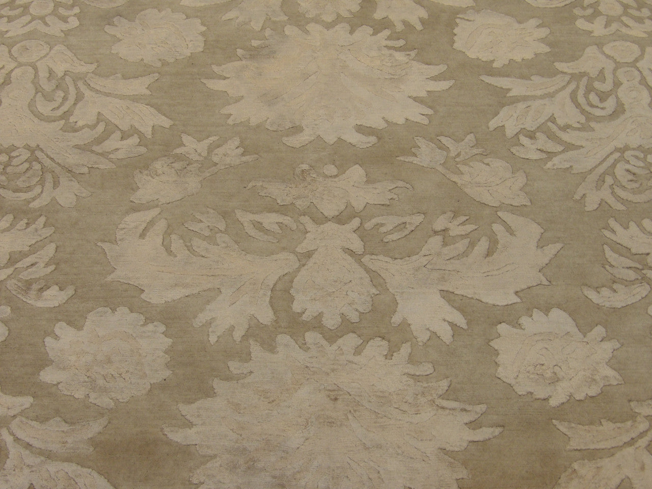 Back of modern hand-knotted rug