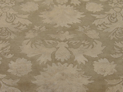 Back of modern hand-knotted rug