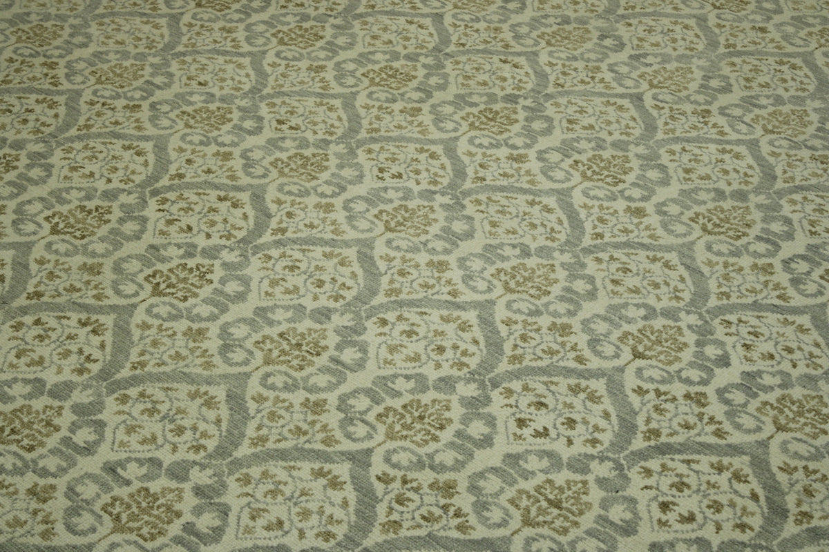 Tribal Ikat rug corner detail