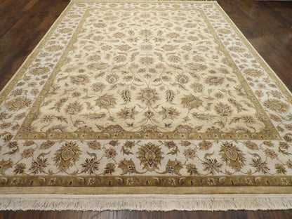Fine Kashan Tie Dye rug corner detail