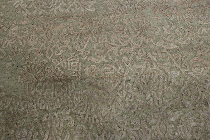 Modern Abstract Broken Design rug border detail