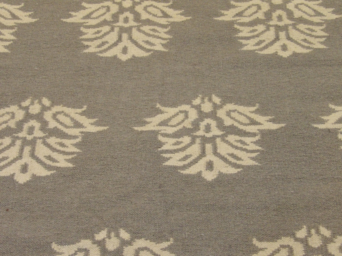 Back of kilim hand-knotted rug