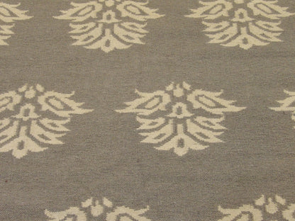 Back of kilim hand-knotted rug