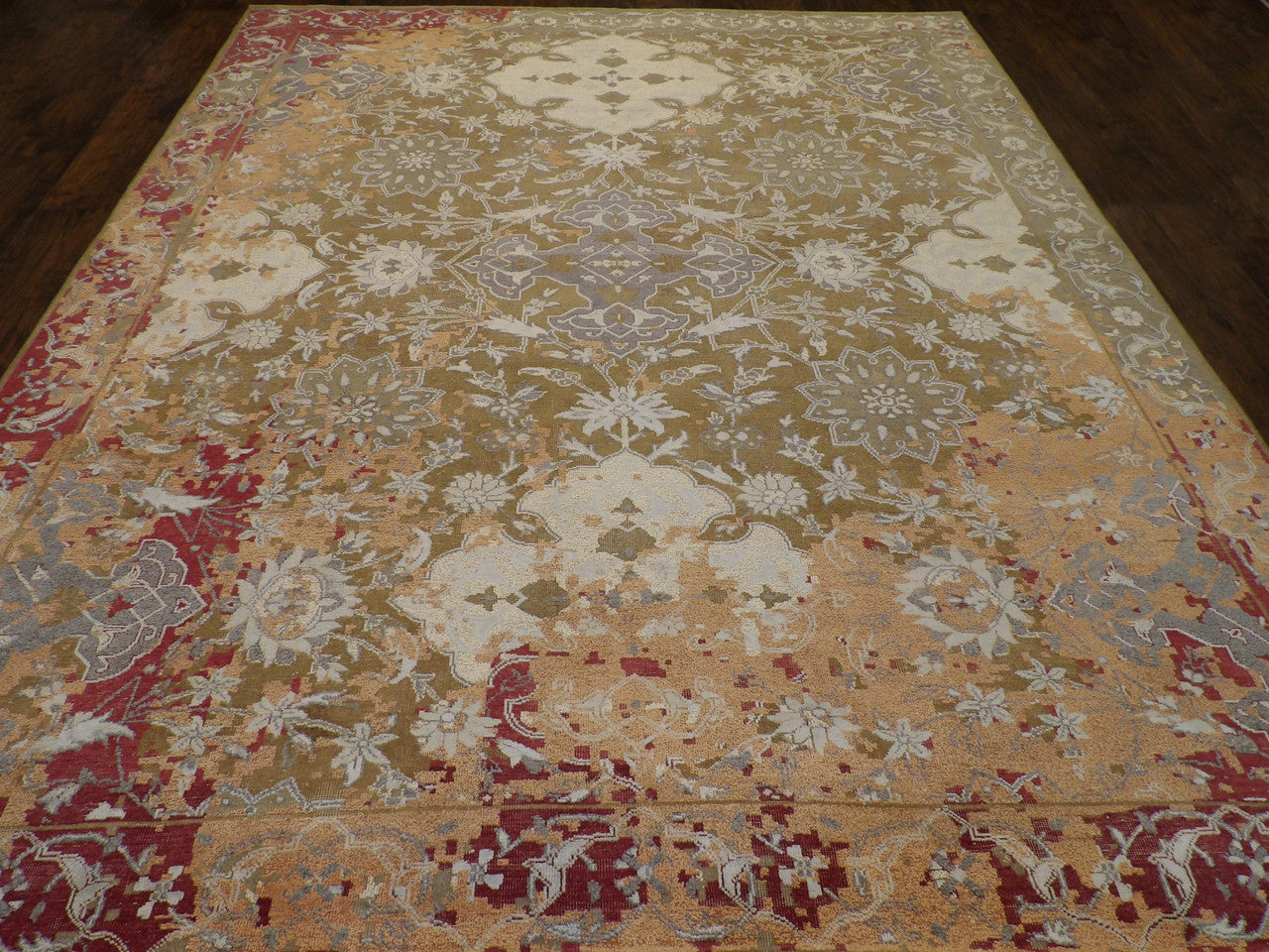 Vintage rug corner detail