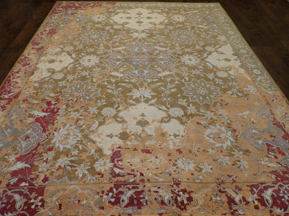 Vintage rug corner detail