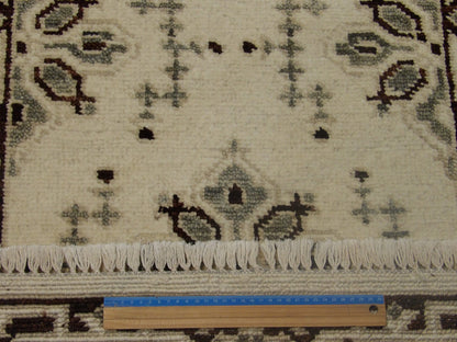 Brown & Beige Turk Oushak Stone Wash rug in room setting