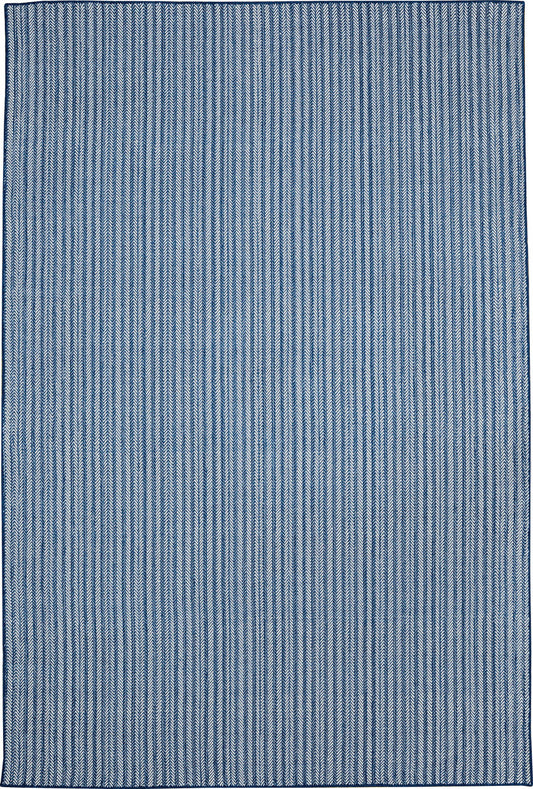 CONTEMPORARY HAND WOVEN RUG WOOL  -  WRU275BLUE