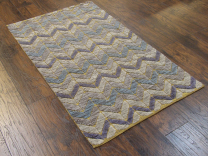 Full view of Moroccan design rug