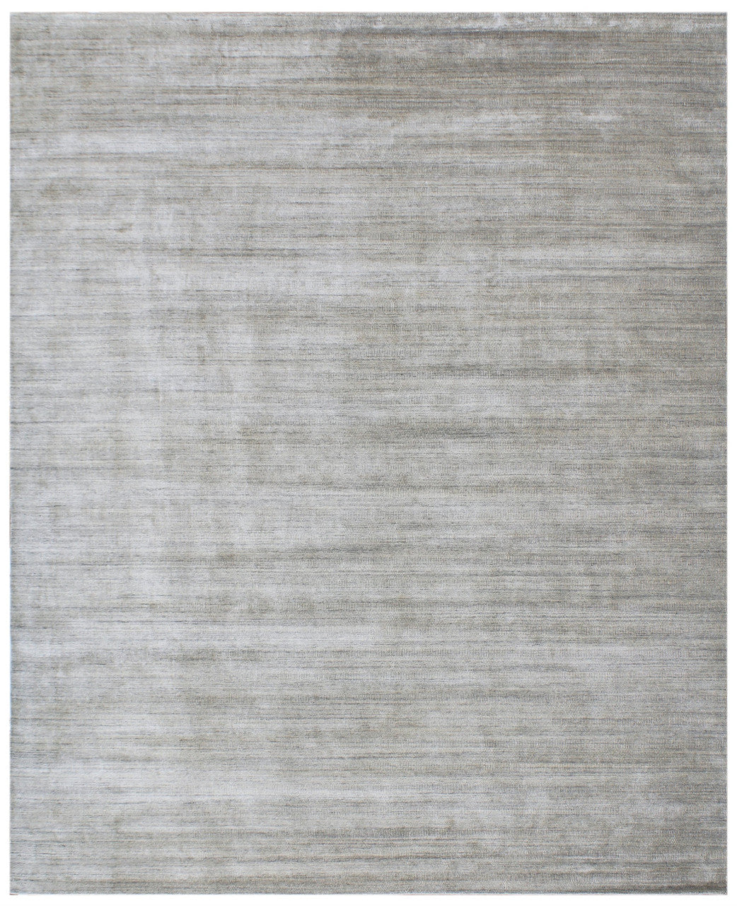 Grey 12'0" x 15'0" Modern Hand knotted Wool Rug - Sku: ART91770