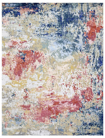 Modern Tibetian Wool Hand Knotted Rug 9'00''x12'00''  - AR82568