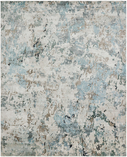 Modern Hand Knotted Rug Silk - KJN0830