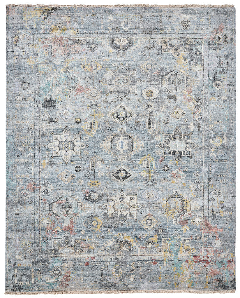 Transitional Hand Knotted Rug Wool & Silk - KKH3470