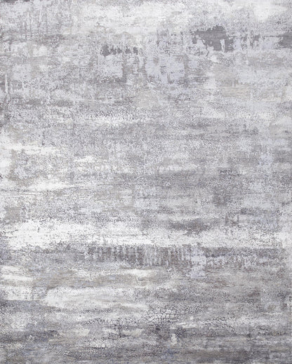 Fine Abstract  Silk and Wool Hand Knotted Rug 10'00''x14'02''  - AR75430