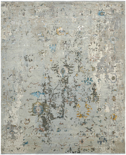 Transitional Hand Knotted Rug Wool & Silk - KKD11400