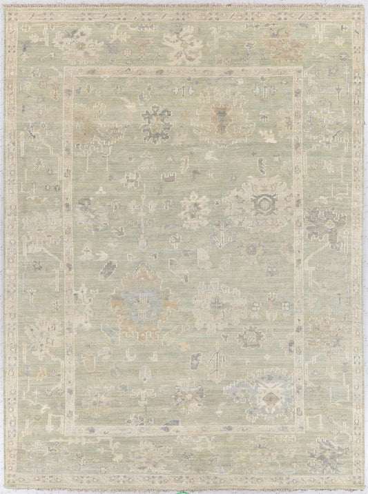 Oushak  Wool Hand Knotted Rug 9'05''x12'01''  - AR87105