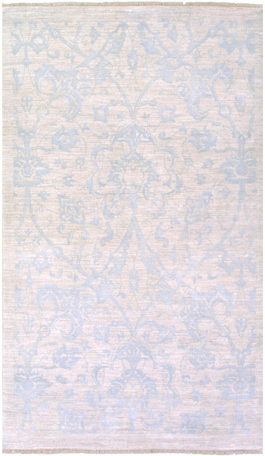 Fine Transitional Khotan Oushak Wool Hand Knotted Rug 3'00''x5'01''  - AR34110